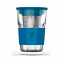 Заварник-стакан с силиконовой защитой и ситечком ZestGlass 415 мл blue DP83527 Pasabahce Львів