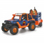 Іграшковий позашляховик Dickie Toys Jeepster Commander та 2 фігурки динозаврів Різнокольоровий (OL218368) Вишневе