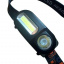 Налобный фонарь аккумуляторный Bailong BL-1804A COB XPE Черный Сумы
