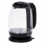 Электрочайник стеклянный 1.7 л Mesko MS 1302b Black Изюм