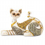 Фигурка интерьерная Golden cat 22 см ArtDeco AL117991 Первомайск