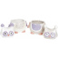 Банка Bona Owl Family 250 мл с керамической крышкой DP37869 Вишневое