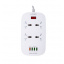 Мережевий фільтр-подовжувач Ldnio SC4407 на 4 розетки 4USB 2 м White Запоріжжя