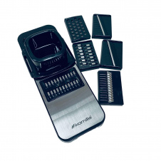 Тертка зі знімними насадками Kamille KM-3005 29.5х10.3х2 см 6 предметів