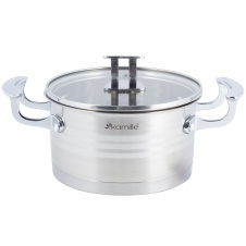 Кастрюля с крышкой из нержавеющей стали Kamille KM-5854