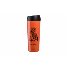 Термочашка Ardesto Coffee time Zebra 450 мл Оранжевий (AR2645DTO)