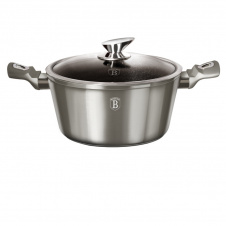 Кастрюля с крышкой 7,3 л Berlinger Haus Metallic Line Carbon Edition BH-1248N