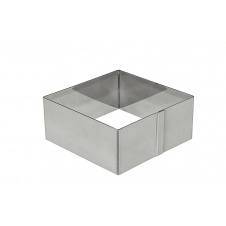 Форма квадратная из нержавеющей стали One Chef 10х10х4,5 см