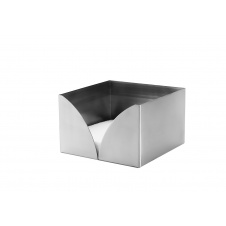 Серветниця з нержавіючої сталі One Chef 12,5х12,5 см
