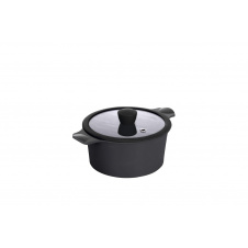 Каструля Ringel Zitrone Black 24x12 см 4.2 л кришкою Черный RG-2108-24/1 BL-R