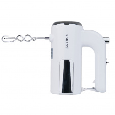 Миксер ручной Sokany SK-6640 облегченный с двумя насадками белый (SK6640W)