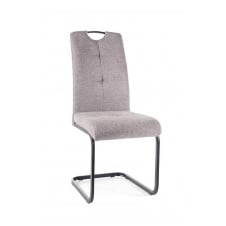 Стілець AXO BREGO чорний каркас/сіре 07