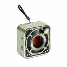 Портативная мини-колонка Lugi 5W BT/TF/USB/AUX 5 Вт зеленая (DW12GR)