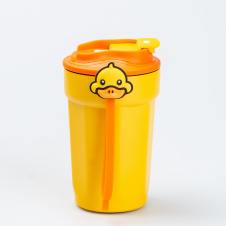 Фото - Термокружка Happy Life G. Duck 450 мл з кришкою на защіпці, жовта (HP28489) Термокружка Happy Life G. Duck 450 мл з кришкою на защіпці, жовта (HP28489)