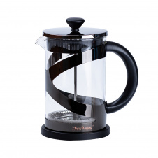 Френч-пресс стеклянный чайник TS Kitchen Haus Roland 800 мл с фильтром черный (HP33540B)