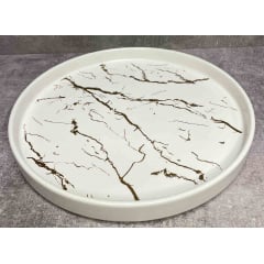 Блюдо фарфоровое BonaDi 805-700 Мраморная роскошь 25,5 см Сумы
