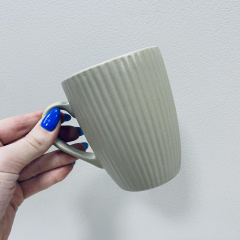 Чашка керамическая Astera Embossing RS-MG 11BK 330 мл Бежевый Полтава