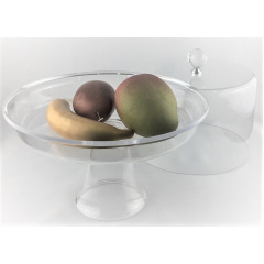Подставка One Chef с крышкой для торта акриловая 35,5×30,5 см Кропива