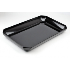 Блюдо восьмиугольное One Chef из меламина 50,5×30×5,5 см 5,8 л Черное Черкассы