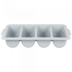 Лоток для столовых приборов One Chef 52х29х10 см Серый Лозовая