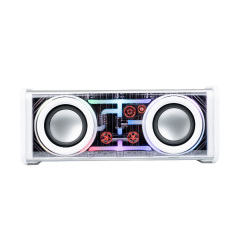 Портативна колонка V8 BT/TF/USB/TWS 10 Вт біла (V8W) Кропивницький