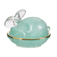 Емкость для хранения Lapin de Cristal с крышкой бирюза AL186518 Lefard Бердичев