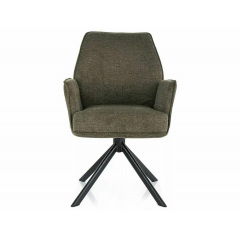 Стілець HUGO BREGO чорний каркас/оливковий 77 Кропивницький