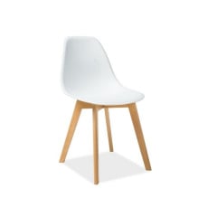 Стілець MORIS бук/білий Бучач