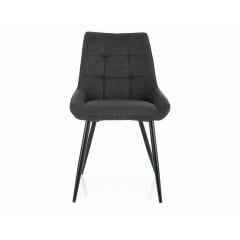 Стілець KLIF BJORN чорний каркас/т.сірий 16 Лозова