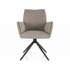 Стілець COCO II VARDO чорний каркас/беж 34 Костополь