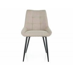 Стілець KLIF BJORN чорний каркас/св.беж 24 Кам'янка-Дніпровська