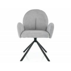 Стілець PLANET RAVEN чорний каркас/сірий 06 Михайлівка