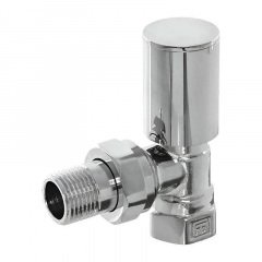 Кран радиаторный FADO 1/2" ручной верхний угловой Рівне