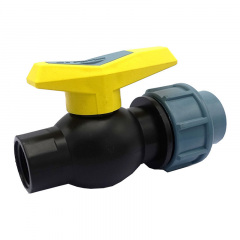 Кран шаровой зажимной SANTEHPLAST PP 20х1/2" ВР Львов