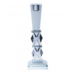 Подсвечник стеклянный TS Kitchen Night Crystal 25 см (HP36556M) Полтава