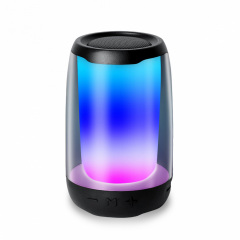 Портативна колонка Pulse 4 mini BT/TF/FM/TWS/AUX/USB з підсвіткою 5 Вт чорна (8893AB) Умань