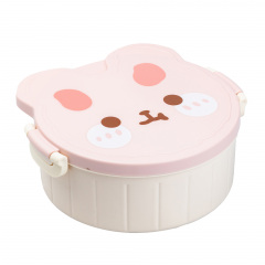 Ланч-бокс дитячий зі столовими приборами TS Kitchen Rabbit 18*18*7 см білий (HP12270W) Луцьк