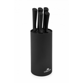 Набор из 5 кухонных ножей и подставки Gerlach Smart Black (5901035506817)