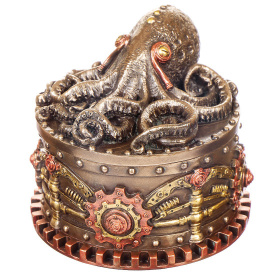 Декоративна скринька міні Octopus jewelry box 10х10 см Veronese