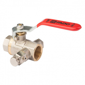 Кран шаровой FADO New 1/2" ВВ со спускником