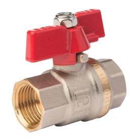 Кран шаровой FADO New 1/2" ВВ прямой, латунь