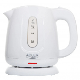 Чайник електричний Adler AD 1373 1 л Білий