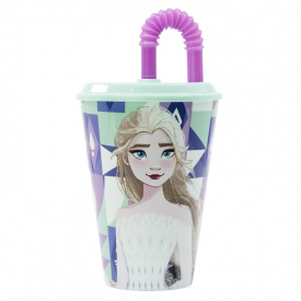 Стакан для детей с трубочкой 430 мл Stor Frozen (74230)