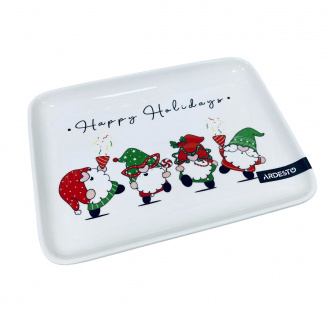 Блюдо порцелянове Ardesto Gnomes AR3063 19,5х14,6х2,1 см