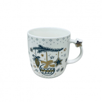 Чашка фарфоровая BonaDi 311-135 Beautiful Winter Игрушки 360 мл