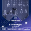 Гірлянда-штора Lugi Зірки та ялинки розмір 3*0,9м 10 фігур білий (1733071W) Запоріжжя