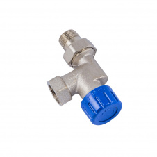 Термостатический клапан Schlosser DN 15 GZ1/2"xGW1/2" латунь, угловой (601200003)