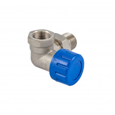 Термостатический клапан Schlosser DN 15 GZ1/2"xGW1/2" латунь, угловой (601200006)