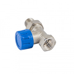 Термостатический клапан Schlosser DN 15 GZ1/2"xGW1/2" латунь, прямой (601200004) Луцьк