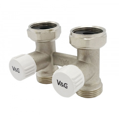 Узел Н-образный V&amp;G 3/4"x3/4" прямой с вентилями Київ